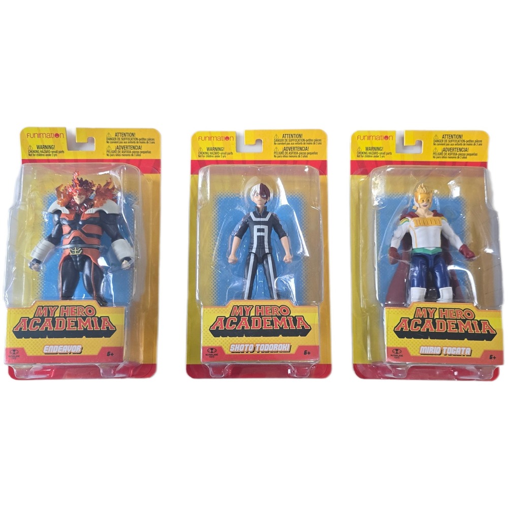 McFarlane‎ My Hero Academia 5in Figure Set Endeavor Shoto Todoroki Mirio Togata